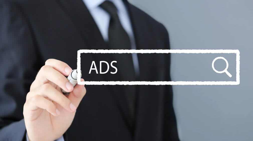 ads on search bar